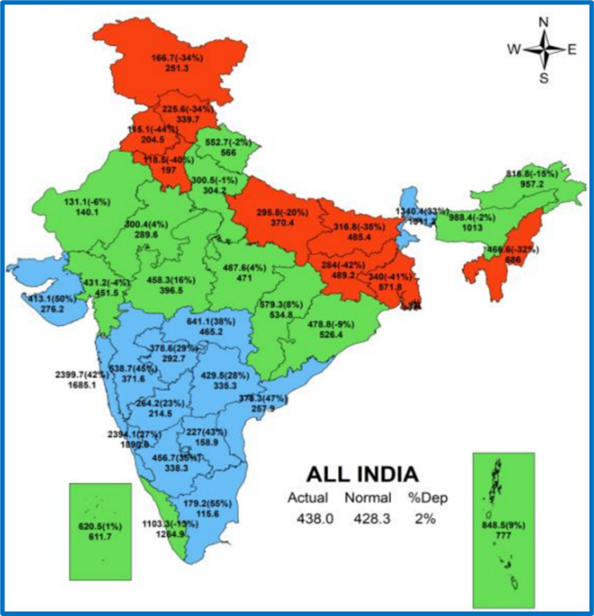 South-West Monsoon & Kharif Acreage – 30th July 2024