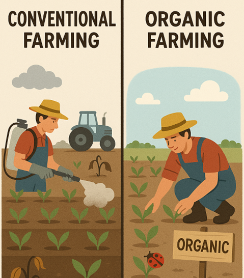 Organic vs Conventional Farming: Pros, Cons, and the Way Forward !