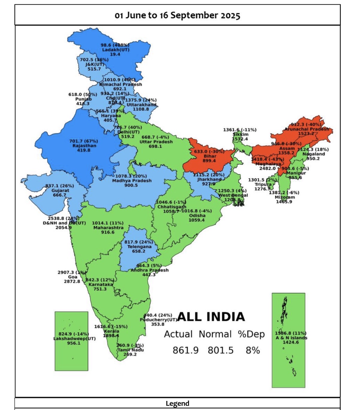 Weekly Southwest Monsoon 2025